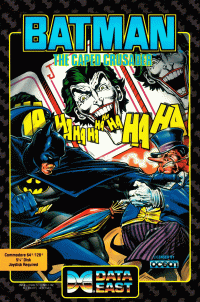Batman the Caped Crusader Commodore 64 US box art